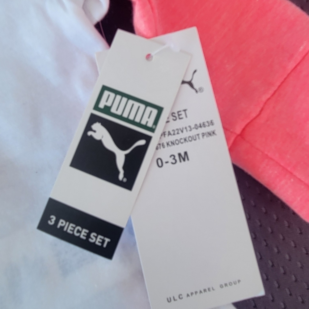 Puma Kids Light Pink Jacket with Silver Accents - Picture 3 of 4